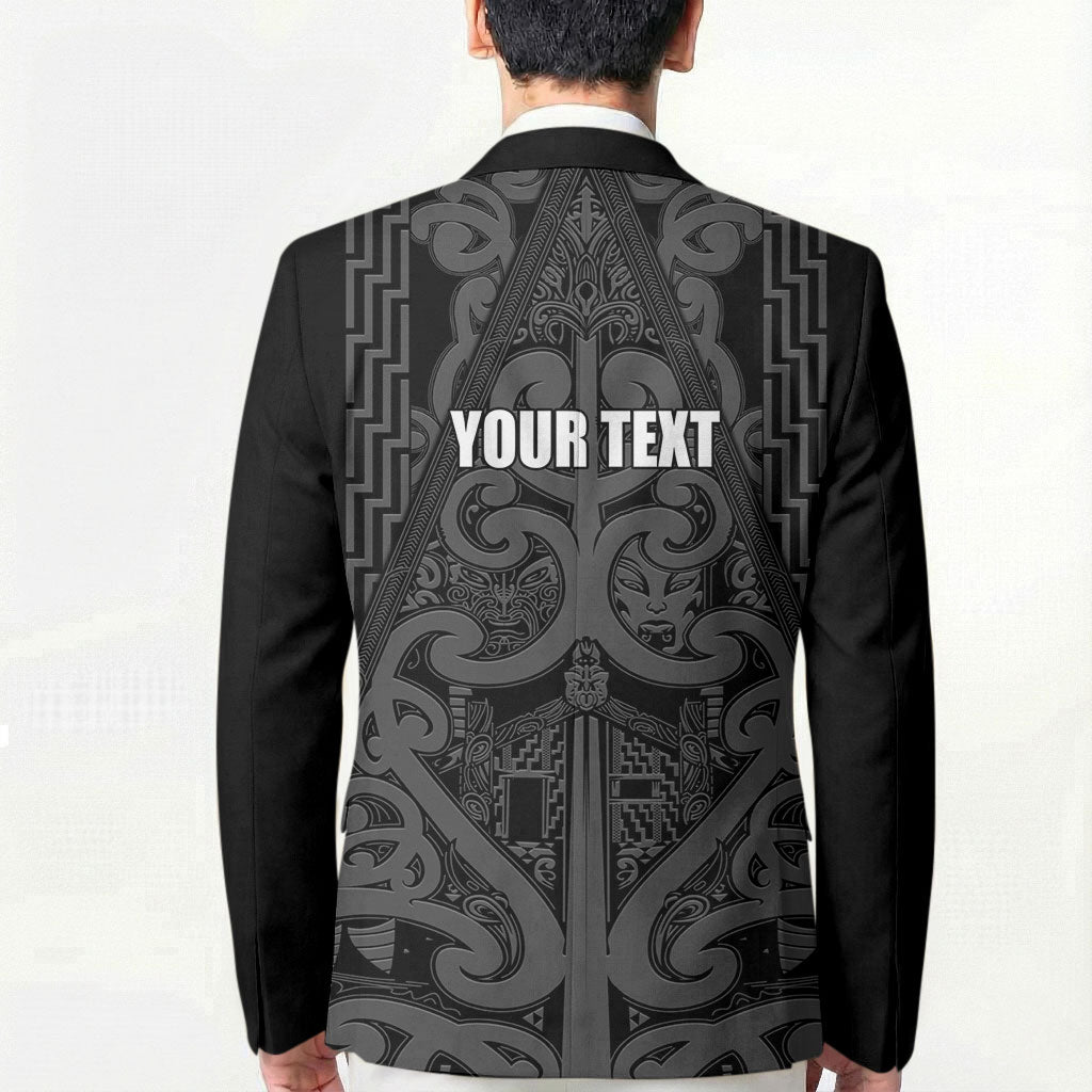 Maori Language Week Personalised Blazer Kia Mau Ki To Ukaipo Grey Color LT14 - Polynesian Pride