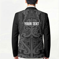 Maori Language Week Personalised Blazer Kia Mau Ki To Ukaipo Grey Color LT14 - Polynesian Pride