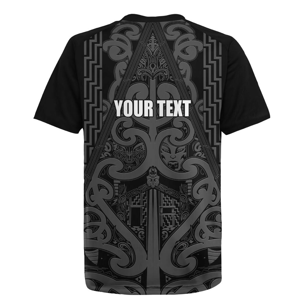Maori Language Week Personalised Rugby Jersey Kia Mau Ki To Ukaipo Grey Color LT14 - Polynesian Pride