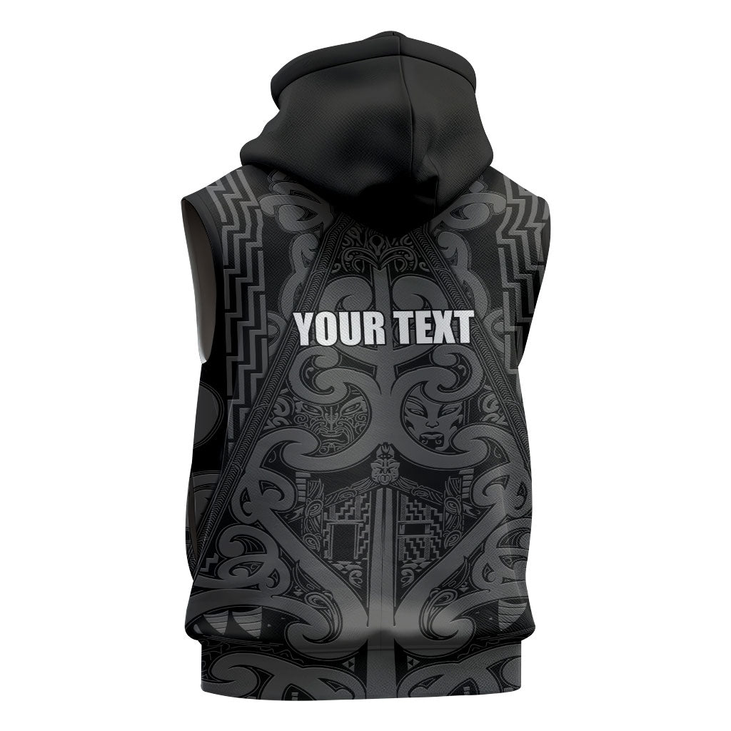 Maori Language Week Personalised Sleeveless Hoodie Kia Mau Ki To Ukaipo Grey Color LT14 - Polynesian Pride