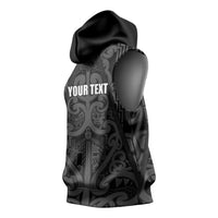 Maori Language Week Personalised Sleeveless Hoodie Kia Mau Ki To Ukaipo Grey Color LT14 - Polynesian Pride