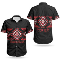 Aotearoa Atua Tumatauenga Personalised Couples Matching Mermaid Dress and Hawaiian Shirt Maori God Of War Taniko Motifs LT14 - Polynesian Pride