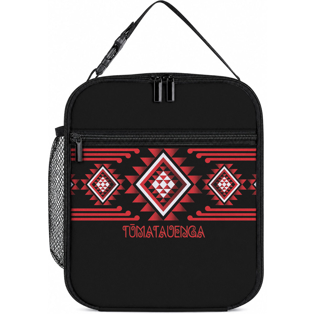 Aotearoa Atua Tumatauenga Lunch Bag Maori God Of War Taniko Motifs