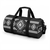 Aotearoa Atua Rehua Duffle Bag Maori God Of Healing Taniko Motifs