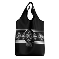 Aotearoa Atua Rehua Grocery Bag Maori God Of Healing Taniko Motifs LT14 - Polynesian Pride