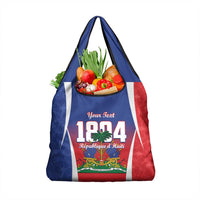 Personalized Haiti 1804 Grocery Bag Happy 221st Independence Anniversary