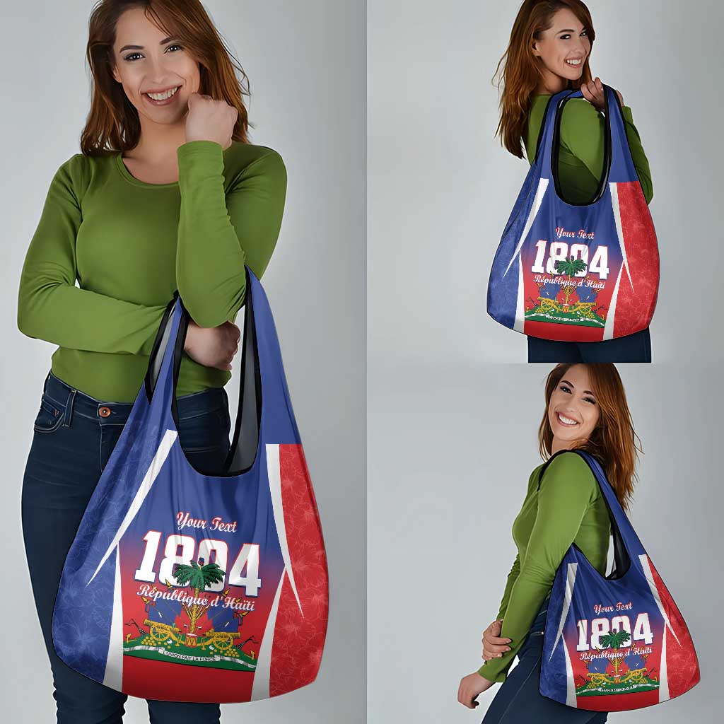 Personalized Haiti 1804 Grocery Bag Happy 221st Independence Anniversary