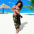 Gold And Black Aoteara Horse Racing Sarong NZ Maori Pattern