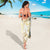 Gold And White Aoteara Horse Racing Sarong NZ Maori Pattern
