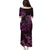 Pink Aoteara Horse Racing Puletasi NZ Maori Pattern