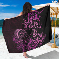 Pink Aoteara Horse Racing Sarong NZ Maori Pattern