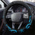 Blue Aoteara Horse Racing Steering Wheel Cover NZ Maori Pattern