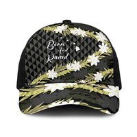 Born And Raised Aloha Hawaii Baseball Net Cap Kanaka Kakau Hawaiian Tiare Pakalana Lei - Polynesian Pride