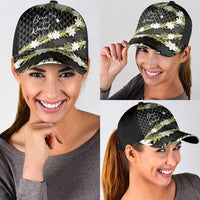 Born And Raised Aloha Hawaii Classic Cap Kanaka Kakau Hawaiian Tiare Pakalana Lei - Polynesian Pride