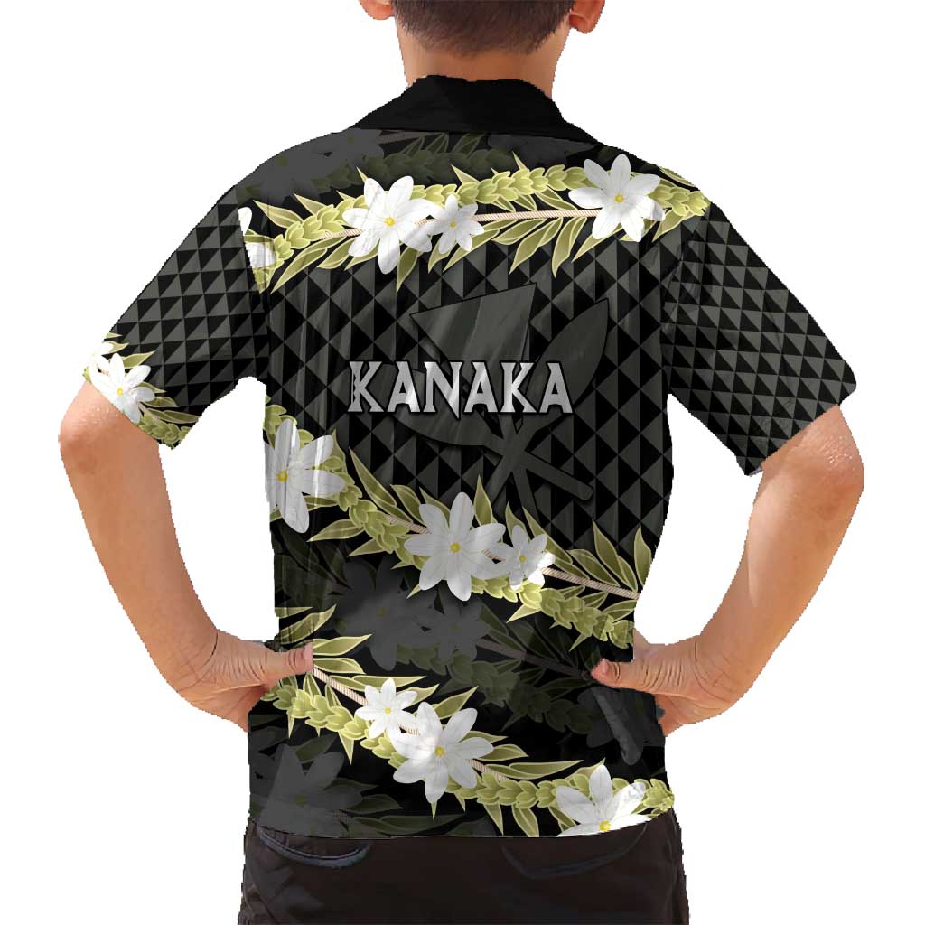 Born And Raised Aloha Hawaii Family Matching Long Sleeve Bodycon Dress and Hawaiian Shirt Kanaka Kakau Hawaiian Tiare Pakalana Lei - Polynesian Pride