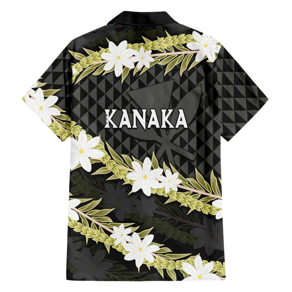 Born And Raised Aloha Hawaii Hawaiian Shirt Kanaka Kakau Hawaiian Tiare Pakalana Lei - Polynesian Pride