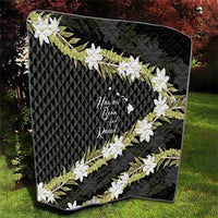 Born And Raised Aloha Hawaii Quilt Kanaka Kakau Hawaiian Tiare Pakalana Lei - Polynesian Pride