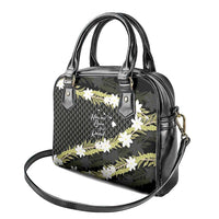 Born And Raised Aloha Hawaii Shoulder Handbag Kanaka Kakau Hawaiian Tiare Pakalana Lei - Polynesian Pride