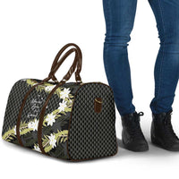 Born And Raised Aloha Hawaii Travel Bag Kanaka Kakau Hawaiian Tiare Pakalana Lei LT14 - Polynesian Pride