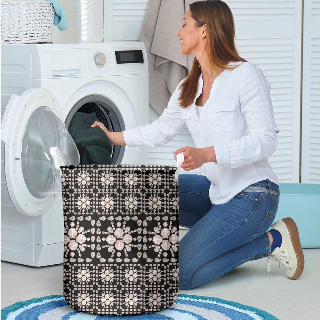 Aloha Hawaii Shell Quilt Laundry Basket Seamless Style - Polynesian Pride