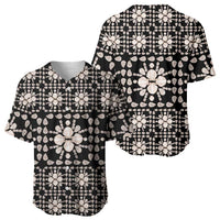 Aloha Hawaii Shell Quilt Baseball Jersey Seamless Style - Polynesian Pride