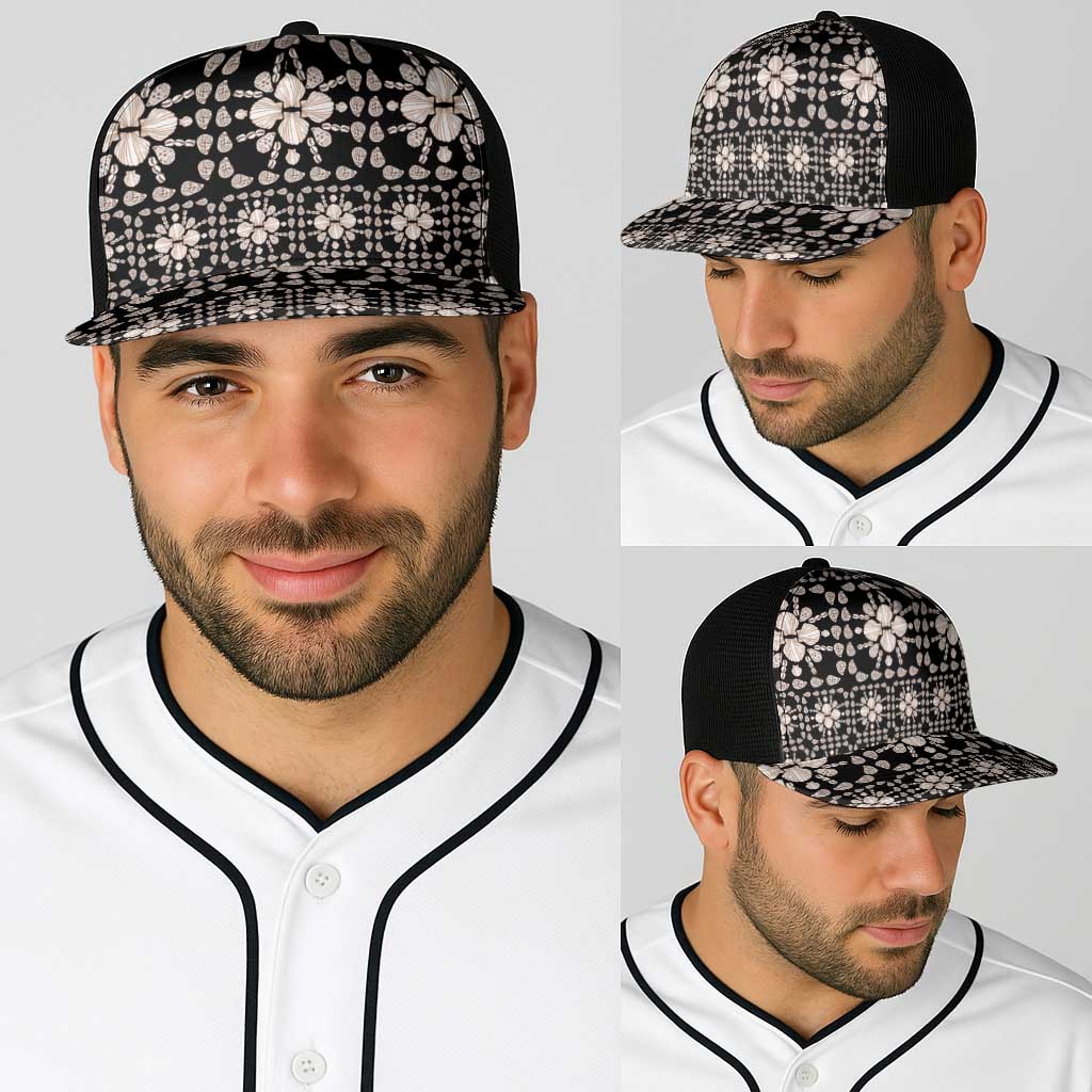 Aloha Hawaii Shell Quilt Baseball Net Cap Seamless Style - Polynesian Pride