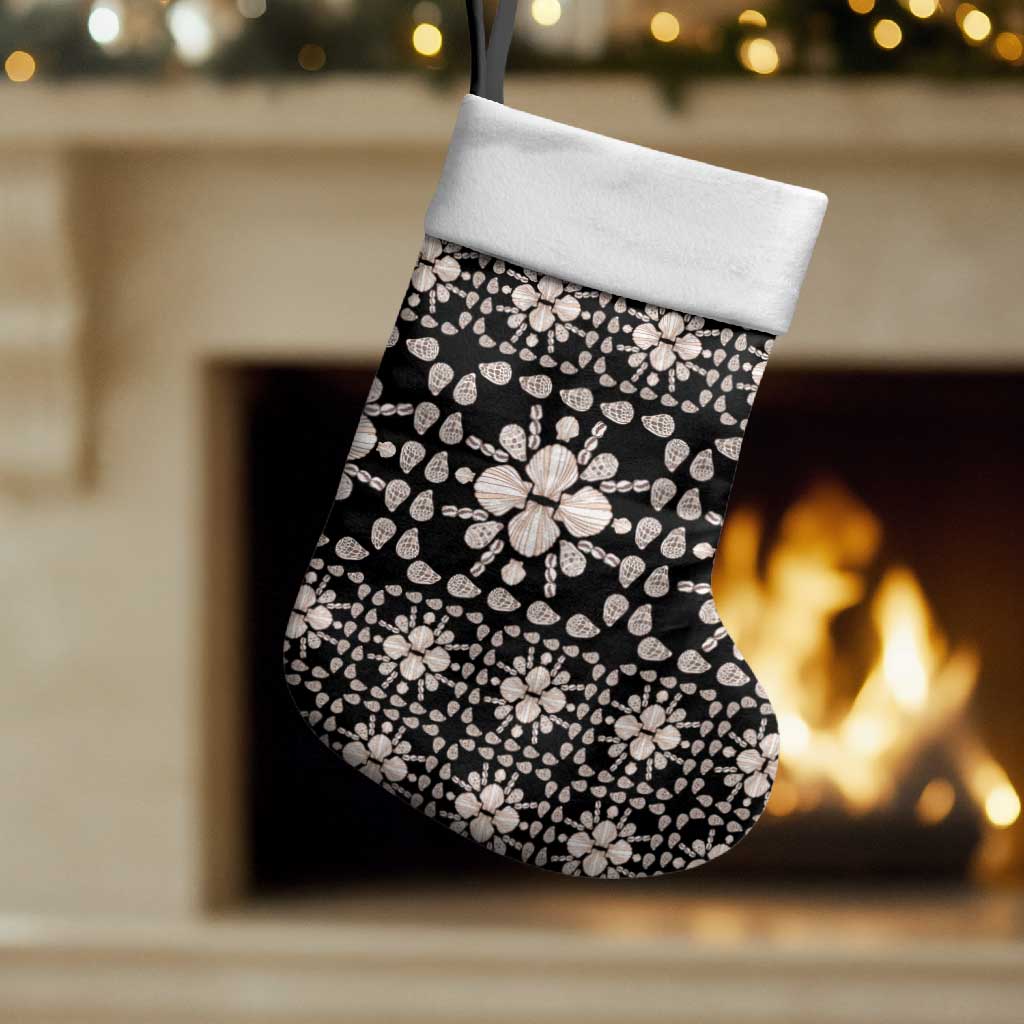 Aloha Hawaii Shell Quilt Christmas Stocking Seamless Style - Polynesian Pride