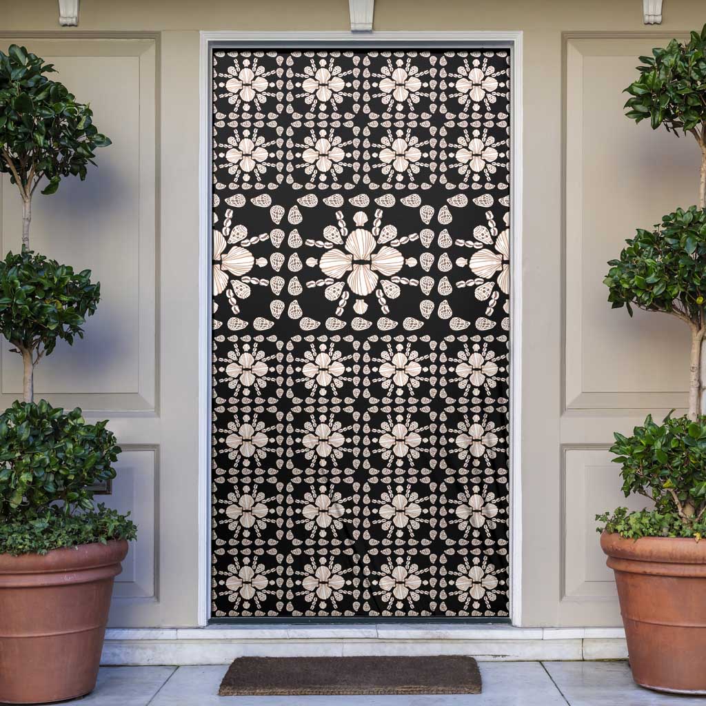 Aloha Hawaii Shell Quilt Door Cover Seamless Style - Polynesian Pride