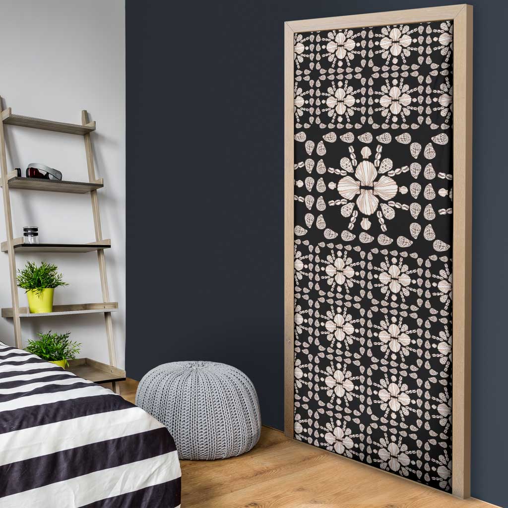 Aloha Hawaii Shell Quilt Door Cover Seamless Style - Polynesian Pride