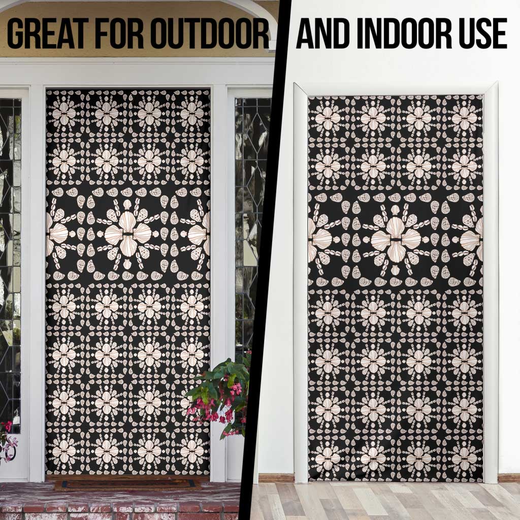 Aloha Hawaii Shell Quilt Door Cover Seamless Style - Polynesian Pride