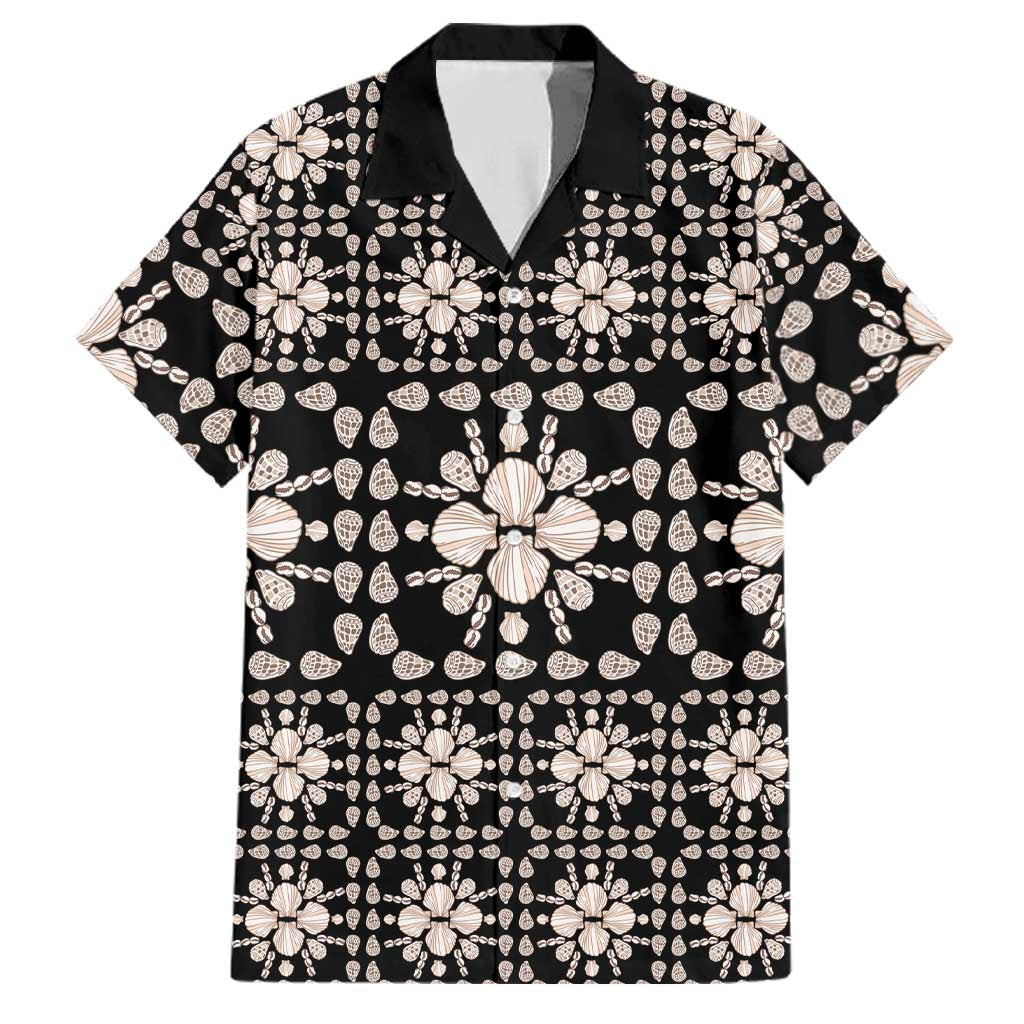 Aloha Hawaii Shell Quilt Family Matching Mermaid Dress and Hawaiian Shirt Seamless Style - Polynesian Pride