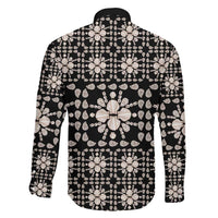 Aloha Hawaii Shell Quilt Family Matching Tank Maxi Dress and Hawaiian Shirt Seamless Style - Polynesian Pride