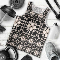 Aloha Hawaii Shell Quilt Men Tank Top Seamless Style - Polynesian Pride