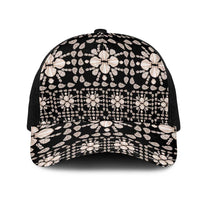 Aloha Hawaii Shell Quilt Mesh Trucker Cap Seamless Style - Polynesian Pride
