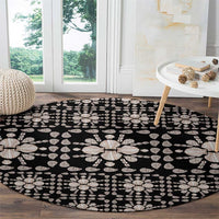Aloha Hawaii Shell Quilt Round Carpet Seamless Style - Polynesian Pride