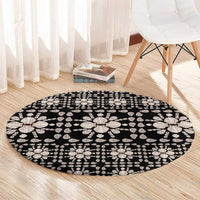 Aloha Hawaii Shell Quilt Round Carpet Seamless Style - Polynesian Pride