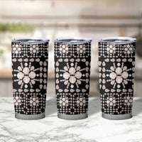 Aloha Hawaii Shell Quilt Tumbler Cup Seamless Style - Polynesian Pride