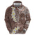 Mocha Mousse Polynesian Tribal Frangipani Tropical Vibe Hoodie