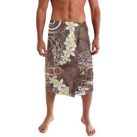 Mocha Mousse Polynesian Tribal Frangipani Tropical Vibe Lavalava