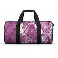 Pink Polynesian Tribal Frangipani Tropical Vibe Duffle Bag LT14 One size Pink - Polynesian Pride