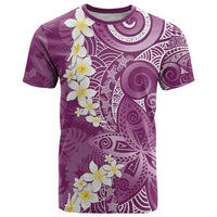 Pink Polynesian Tribal Frangipani Tropical Vibe T Shirt