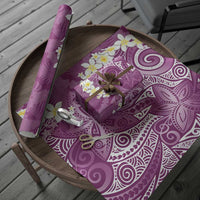 Pink Polynesian Tribal Frangipani Tropical Vibe Wrapping Paper - Polynesian Pride
