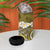 Gold Polynesian Tribal Frangipani Tropical Vibe 4 in 1 Can Cooler Tumbler