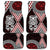 Red Aotearoa Niho Taniwha Car Mats Maori Mythology Tooth - Taniko Motifs