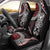 Red Aotearoa Niho Taniwha Car Seat Cover Maori Mythology Tooth - Taniko Motifs