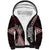 Red Aotearoa Niho Taniwha Sherpa Hoodie Maori Mythology Tooth - Taniko Motifs