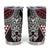 Red Aotearoa Niho Taniwha Tumbler Cup Maori Mythology Tooth - Taniko Motifs