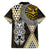 Yellow Aotearoa Niho Taniwha Hawaiian Shirt Maori Mythology Tooth - Taniko Motifs