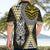 Yellow Aotearoa Niho Taniwha Hawaiian Shirt Maori Mythology Tooth - Taniko Motifs