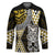 Yellow Aotearoa Niho Taniwha Hockey Jersey Maori Mythology Tooth - Taniko Motifs - Polynesian Pride